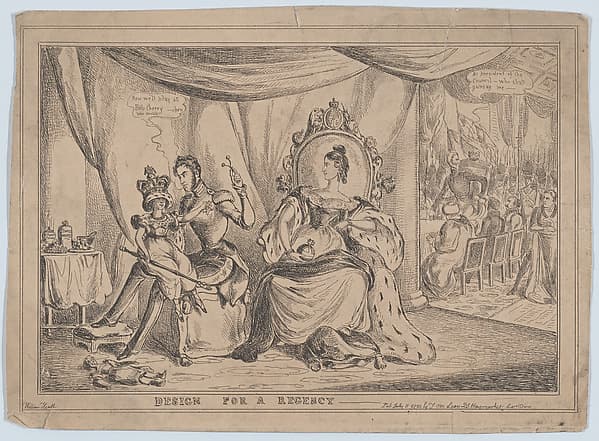 Design for a Regency, by William Heath ('Paul Pry')