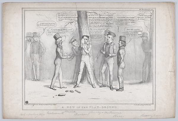 A Row in the Play-Ground, by John Doyle