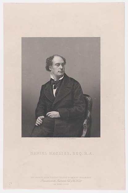Daniel Maclise, Esq., R.A., from "Illustrated News of the World", by Daniel John Pound