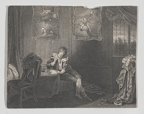The Lover, from the Seven Ages of Man (Shakespeare, As You Like It, Act 2, scene 7), by Charles Heath