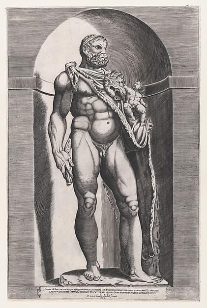 Emperor Commodus as Hercules, by Jacob Bos