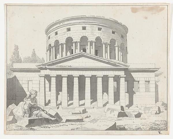 View of the Barrière de la Villette in Paris, by Christoffer Wilhelm Eckersberg