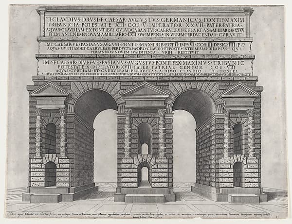 Porta Maggiore, from "Speculum Romanae Magnificentiae", by Anonymous