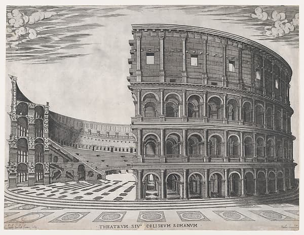 The Colosseum, from "Speculum Romanae Magnificentiae", by Giovanni Ambrogio Brambilla