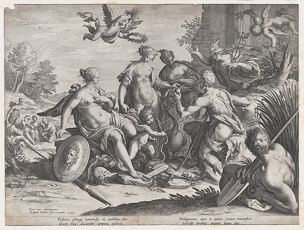 The Judgement of Paris, by Raphael Sadeler I