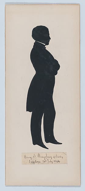 Henry B. Humphrey of Boston, by Auguste Edouart