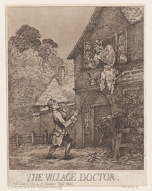 The Village Doctor, by Thomas Rowlandson