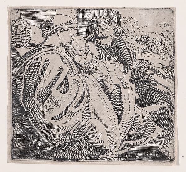 The Holy Family Resting, by Willem Pietersz Buytewech