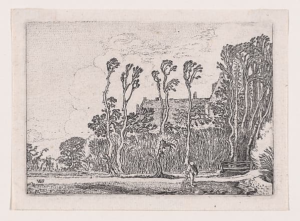 The Sower, from Verscheyden Landtschapjes (Various Little Landscapes), Plate 5, by Willem Pietersz Buytewech