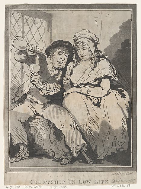 Courtship in Low Life, by Samuel Alken