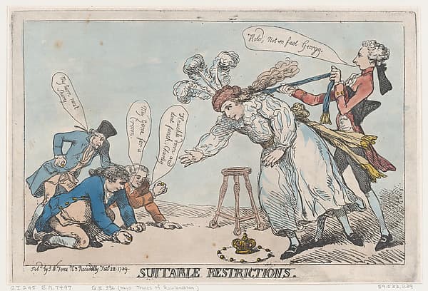 Suitable Restrictions, by Thomas Rowlandson