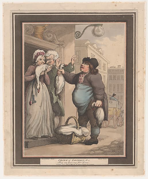 Cries of London, No. 2: Buy my Goose, my fat Goose, by Henri Merke