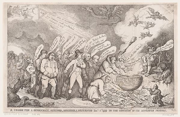 A Charm for a Democracy, Reviewed, Analysed, & Destroyed Jan 1 1799 to the Confusion of its Affiliated Friends, by Henri Merke