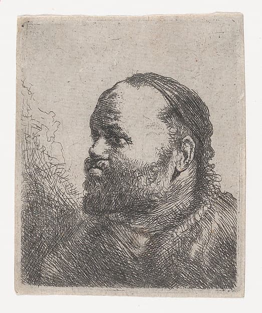 Bust of Man With Thick Lips, by Jan Lievens