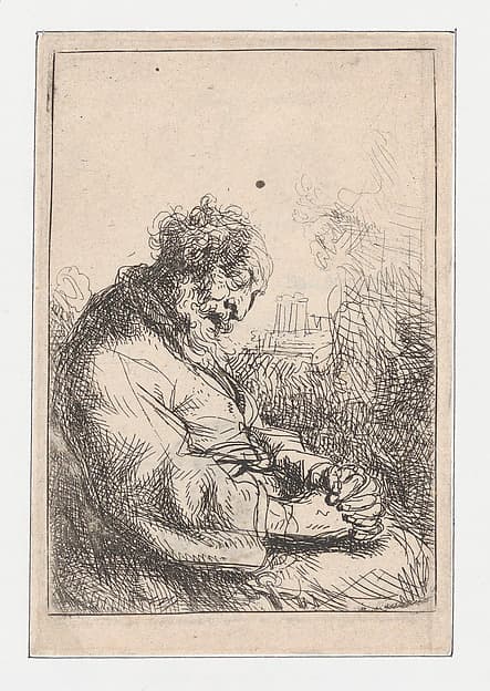 Sleeping Man, by Jan Lievens