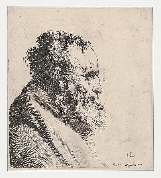 Bust of an Old Man, by Jan Lievens