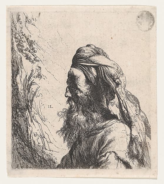 Man in a Turban Facing Left, by Jan Lievens
