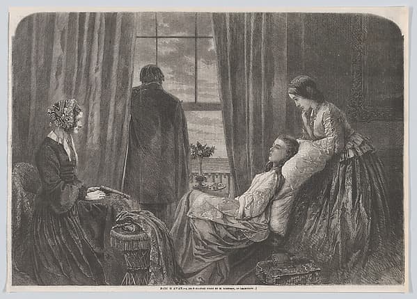 Fading Away, from "Illustrated Times", by Henry Peach Robinson