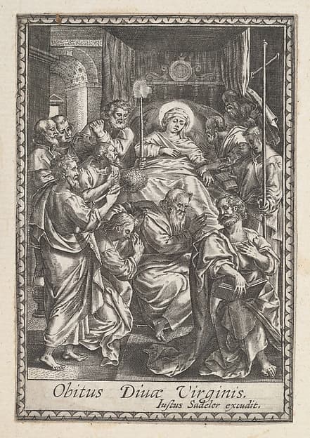 Death of the Virgin, by Anonymous