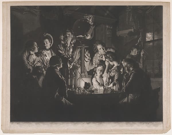 A Philosopher Shewing an Experiment on the Air Pump, by Valentine Green
