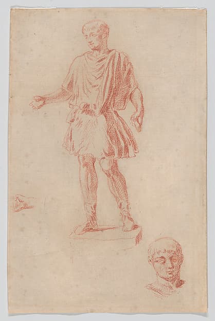 Study of a Classical Sculpture, by Eugène Delacroix