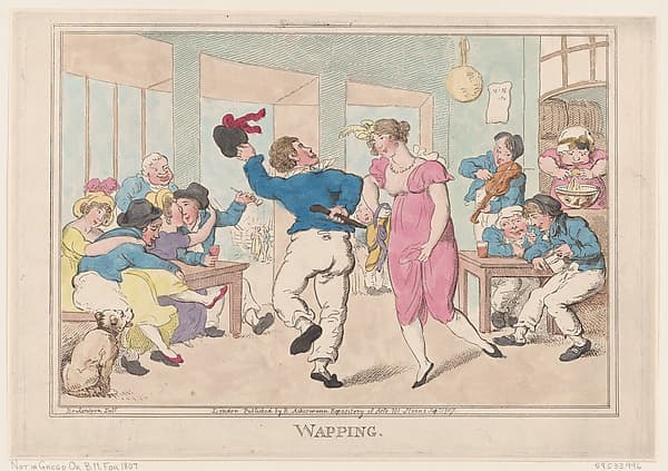 Wapping, by Thomas Rowlandson