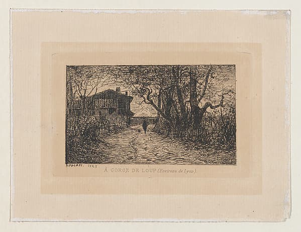 At the Gorge of Loup (Near Lyon), by Adolphe Appian