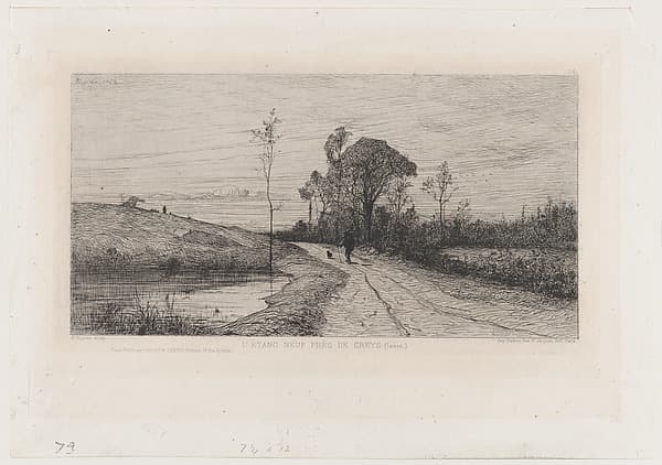 The New Pond Near Creys (Isère), by Adolphe Appian