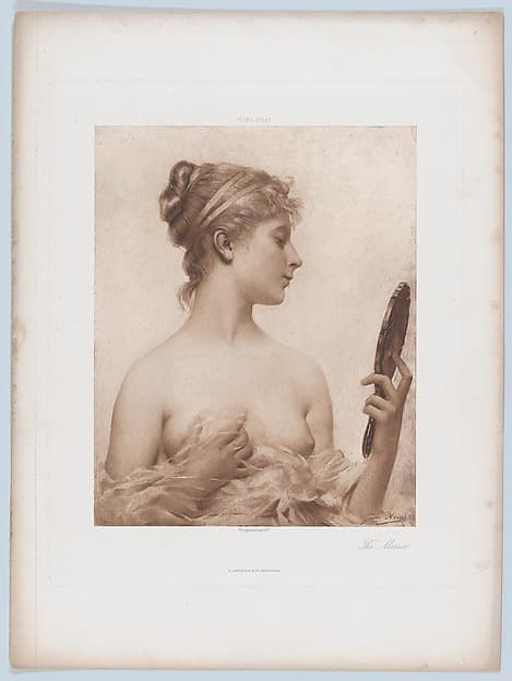 The Mirror, by Goupil & Co.