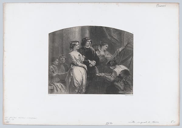 Music, by Henri-Charles-Antoine Baron