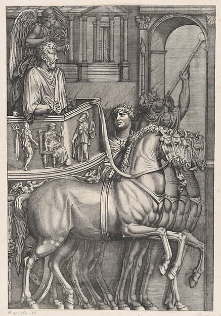 The Triumph of Marcus Aurelius, by Nicolas Beatrizet
