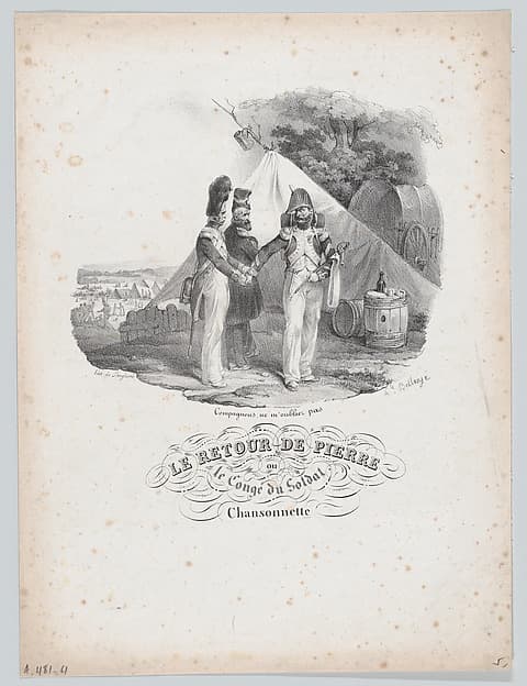 Pierre's Return or The Soldier's Vacation, by Hippolyte Bellangé