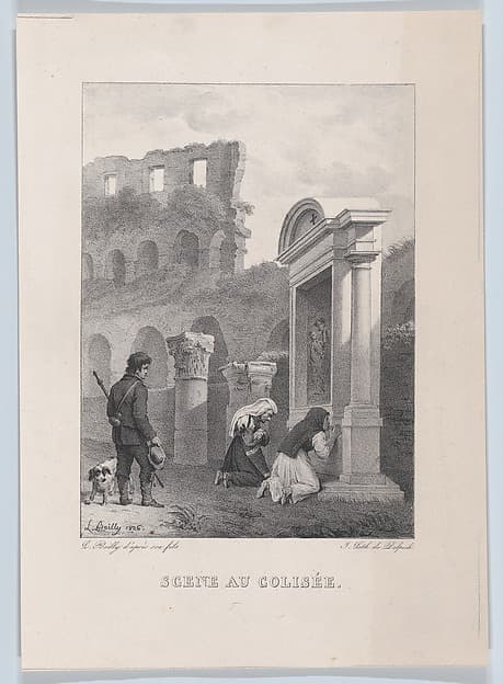 Scene at the Coliseum, by Louis Léopold Boilly