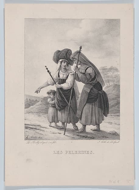 The Pilgrims, by Louis Léopold Boilly