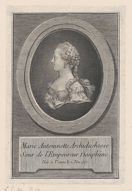 Marie Antoinette, Princess, by Guillaume Phillipe Benoist