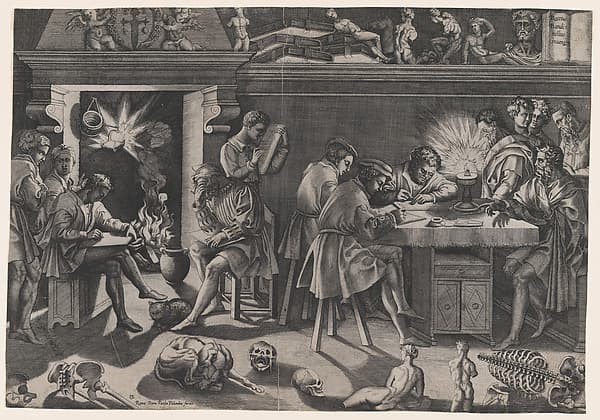 The Academy of Baccio Bandinelli, by Enea Vico