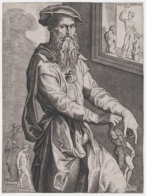 Portrait of Baccio Bandinelli, by Niccolò della Casa
