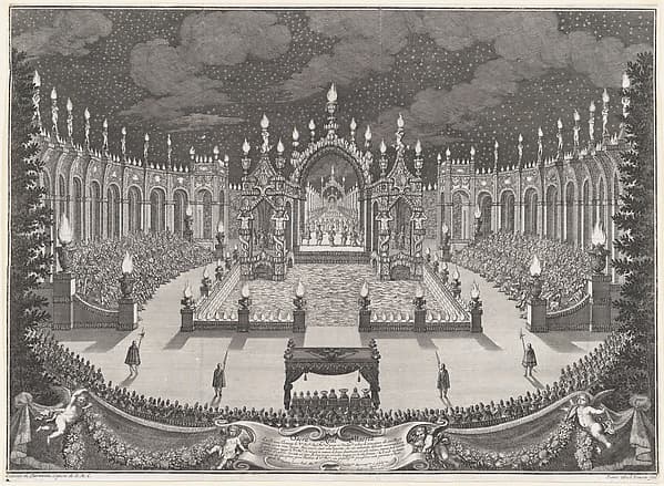 Final ballet of 'L'Euleo festeggiante nel ritorno d'Alessandro dall'India', by Johann Ulrich Kraus