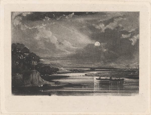 Approaching Storm, View on the Thames, by David Lucas