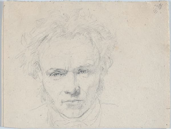 Portrait of the Sculptor Hermann Ernst Freund, by Christen Købke