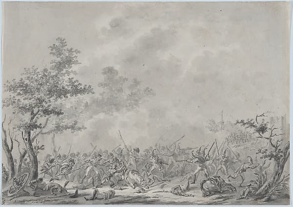 The Capture of Lieutenant General Johann Hermann von Fersen During the Battle of Bergen (19 September 1799), by Dirk Langendijk