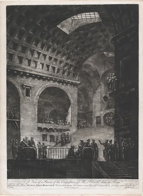 A View of a Prison of the Composition of Mr. Blondel done at Rome, by Georges François Blondel