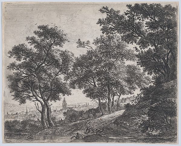 Bathers, by Anthonie Waterloo