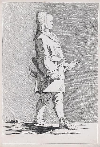 Antoine Deriset, pl. III from "Recueil de caricatures", by Ange-Laurent de La Live de Jully