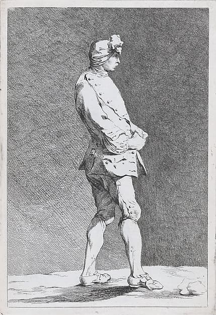 Jacques Saly (?), pl. VI from "Recueil de caricatures", by Ange-Laurent de La Live de Jully