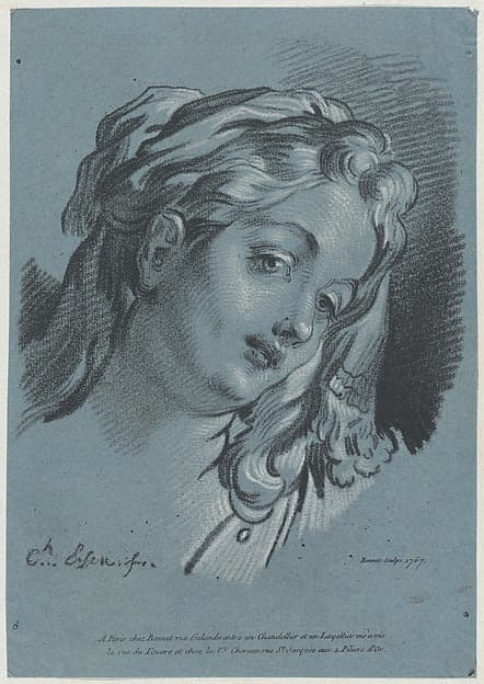 Head of a Woman, by Louis Marin Bonnet
