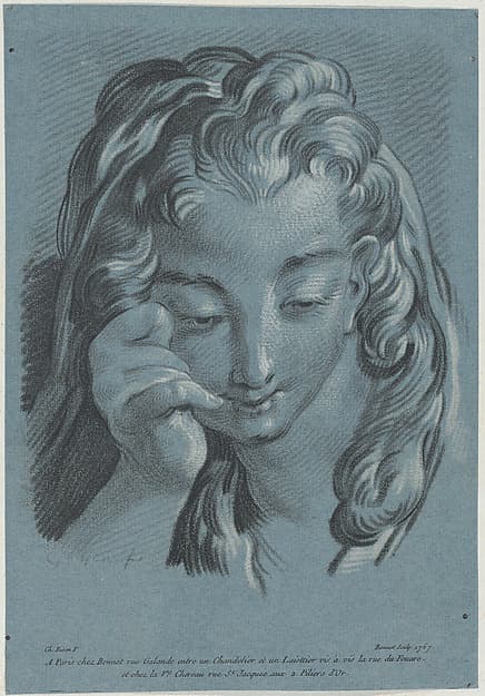 Head of a Woman, by Louis Marin Bonnet