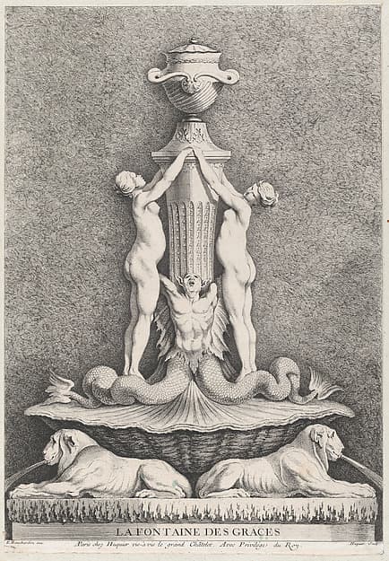 The Fountain of the Graces, by Gabriel Huquier