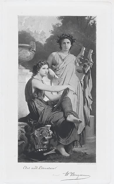 Art and Literature, by William Bouguereau