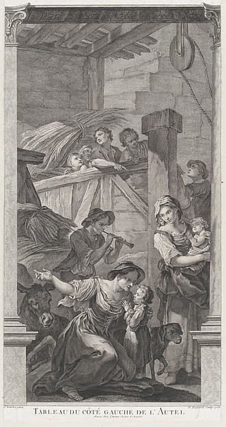 The Chapel of the Enfants-Trouvés in Paris: L'Adoration des bergers, by Etienne Fessard